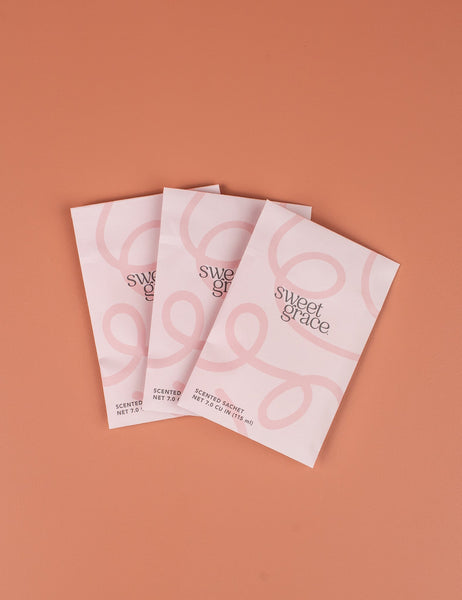 sweet grace scented sachet | modern swirl