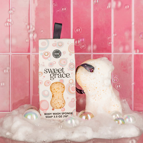 body wash sponge | sweet grace
