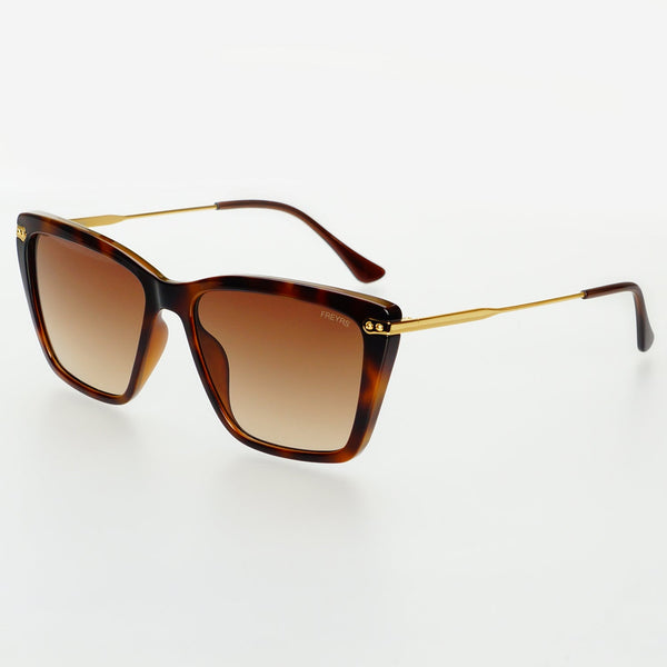 audrey in tortoise + brown | by freyrs eyewear