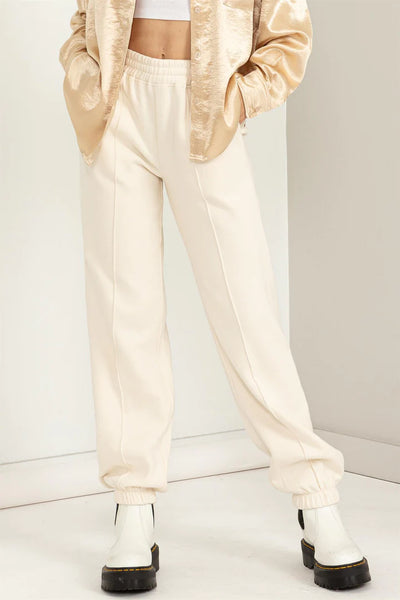 go the extra mile sweatpants | cream