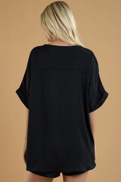 for the better top | black