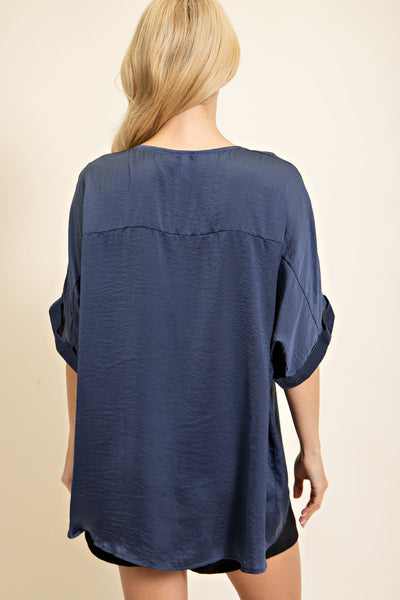 making it look easy top | navy