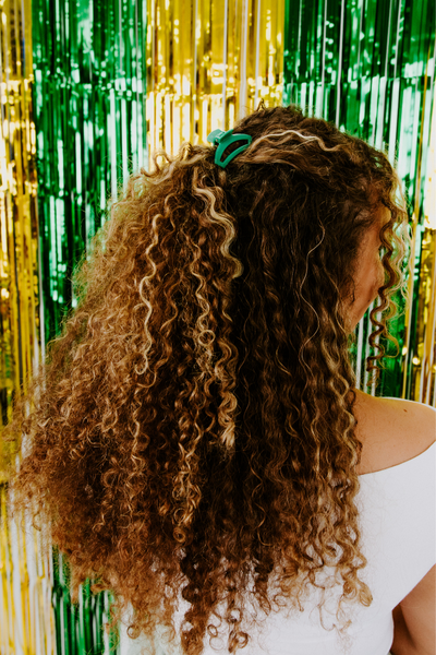teleties classic clip, tiny | green come true