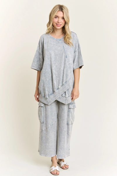 no stopping now crossover top | silver grey