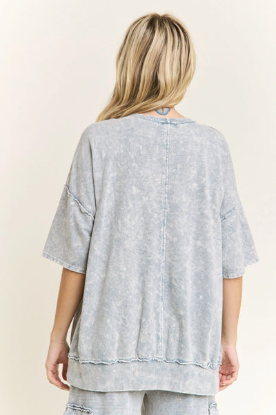 no stopping now crossover top | silver grey