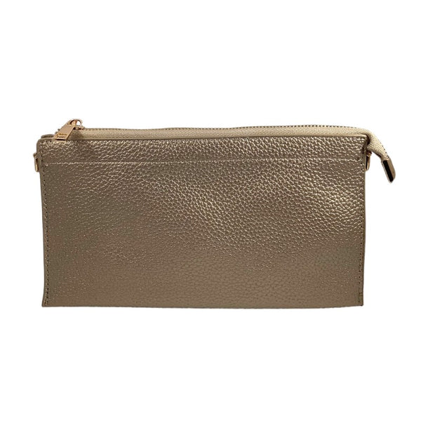 textured vegan leather crossbody!
