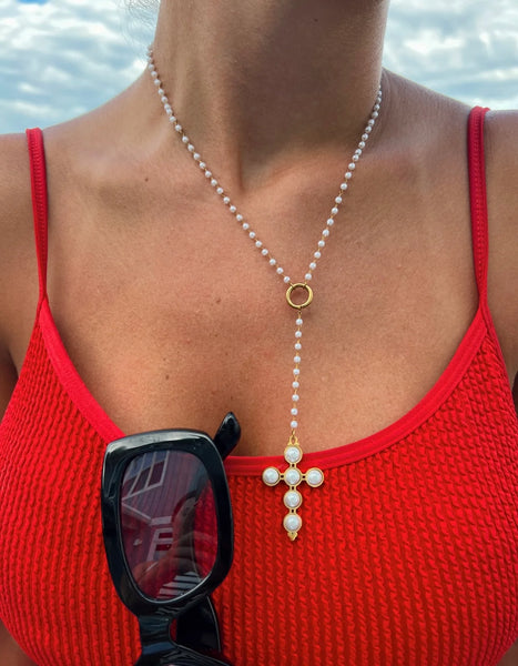 chansutt pearls | water resistant necklace