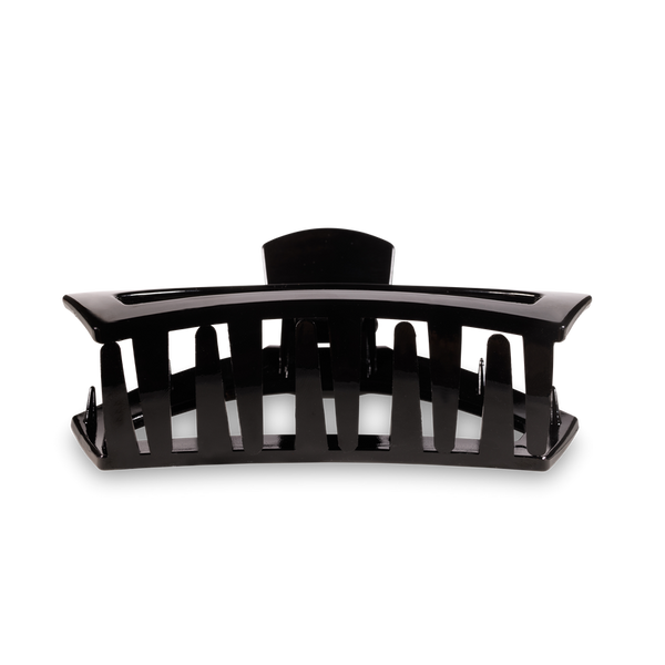 teleties open clip, large | jet black