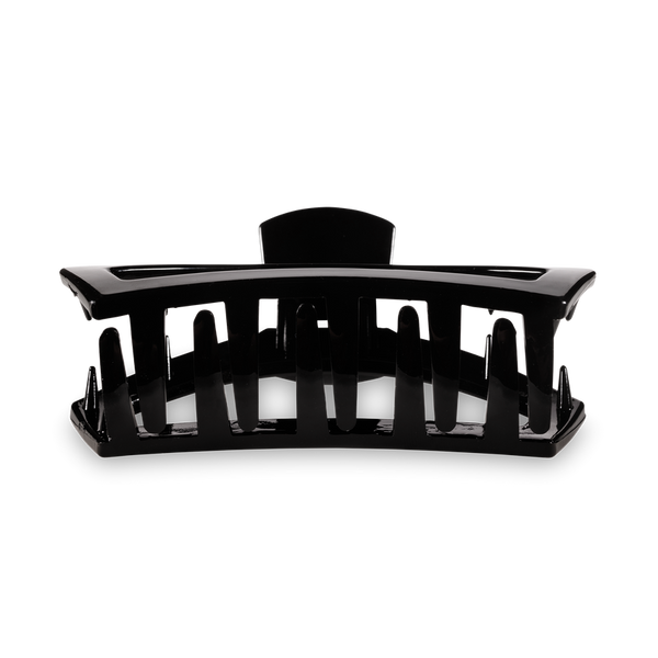 teleties open claw clip, small | jet black