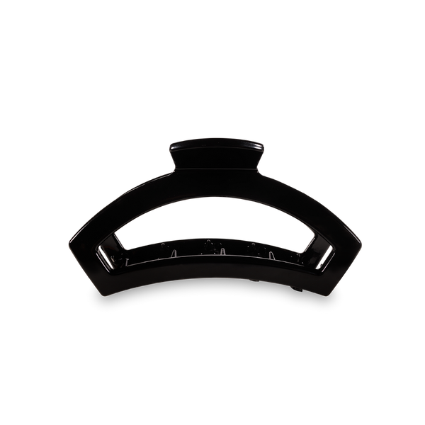 teleties open claw clip, small | jet black