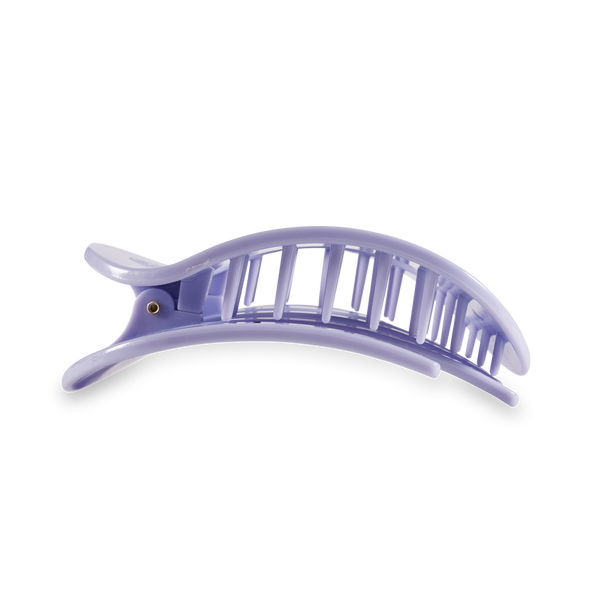 teleties flat clip, large | lilac you