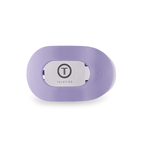 teleties flat clip, small | lilac you