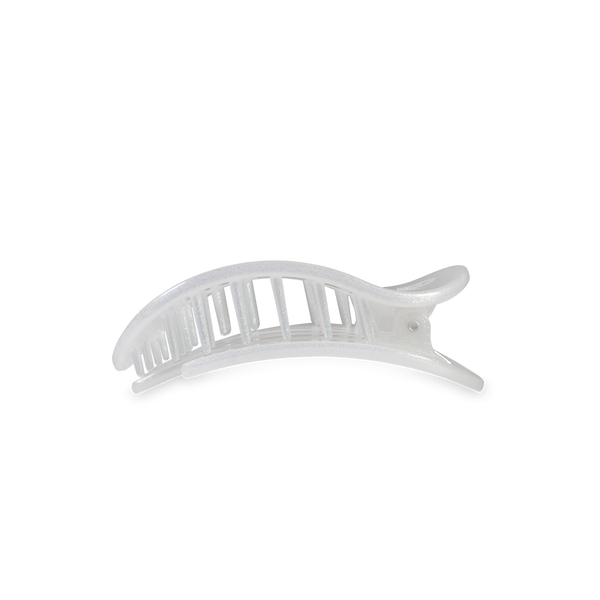 teleties flat clip, small | mother of pearl