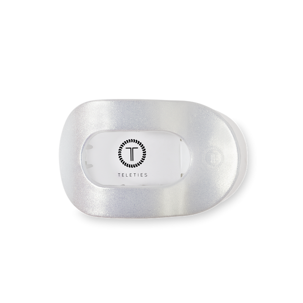 teleties flat clip, small | mother of pearl