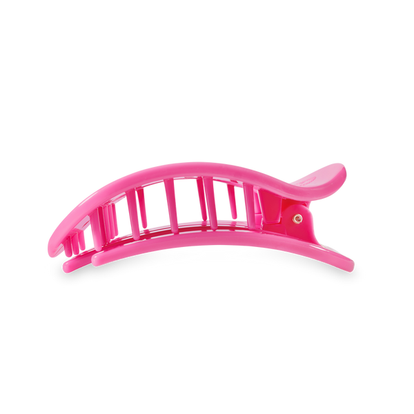 teleties flat round clip, medium | paradise pink!