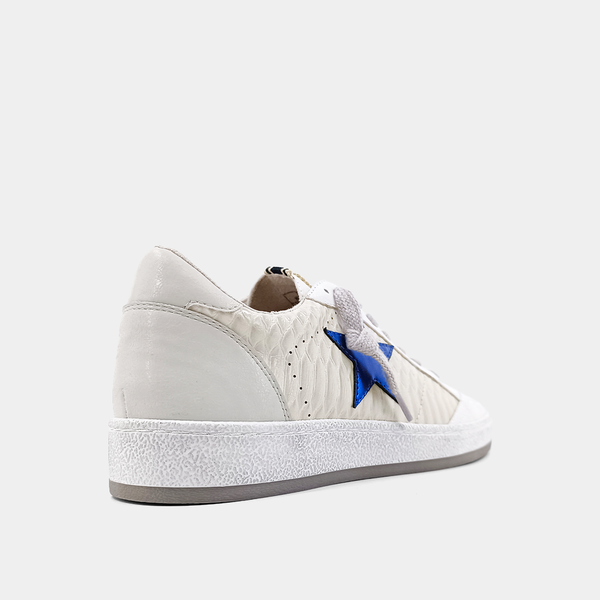 shu shop paz sneakers | metallic blue