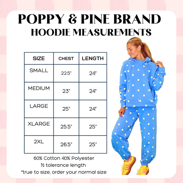 cozy in polka dots sweat set | blue butter