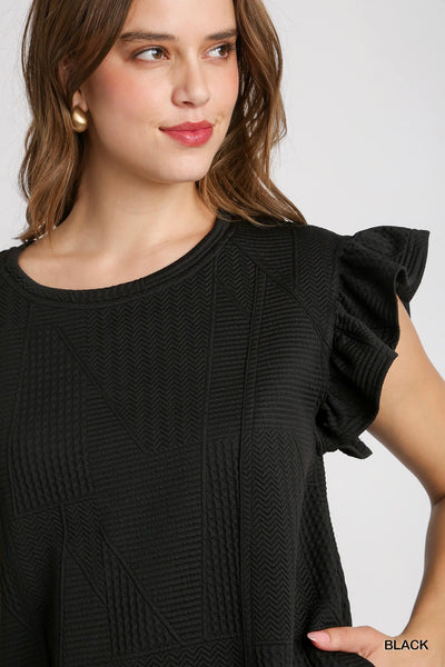 street smart jacquard knit dress | black