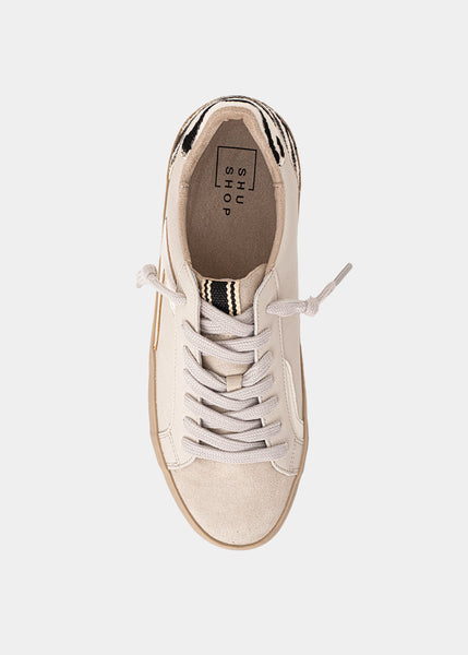 shu shop robbie sneakers | zebra hair