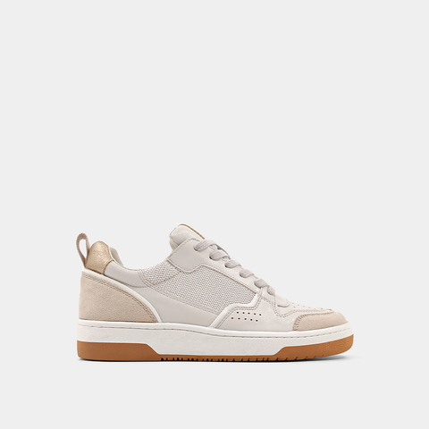 shu shop romi sneakers | distressed taupe suede