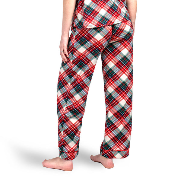 christmas lounge pants | prancer's plaid