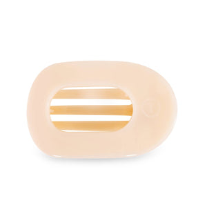 teleties flat clip, small | almond beige