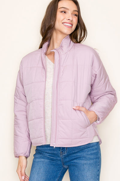 cozy cues puffer jacket | iris