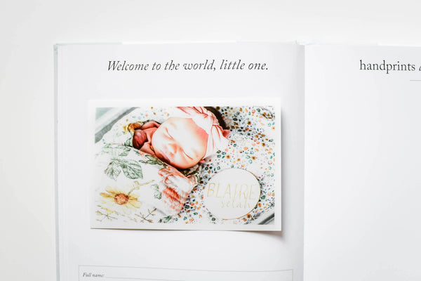 Baby's First Year Memory Book | Sage Green
