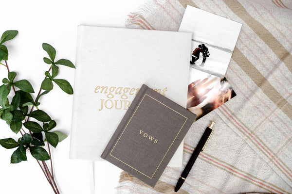 Wedding Vow Keepsake Books | Gray
