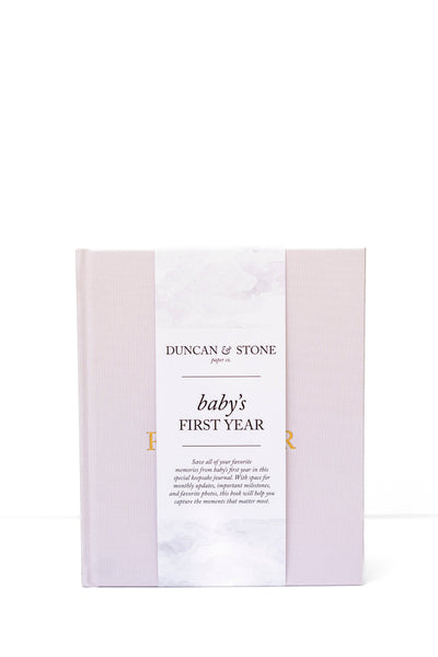 Baby's First Year Memory Book | Sky Blue