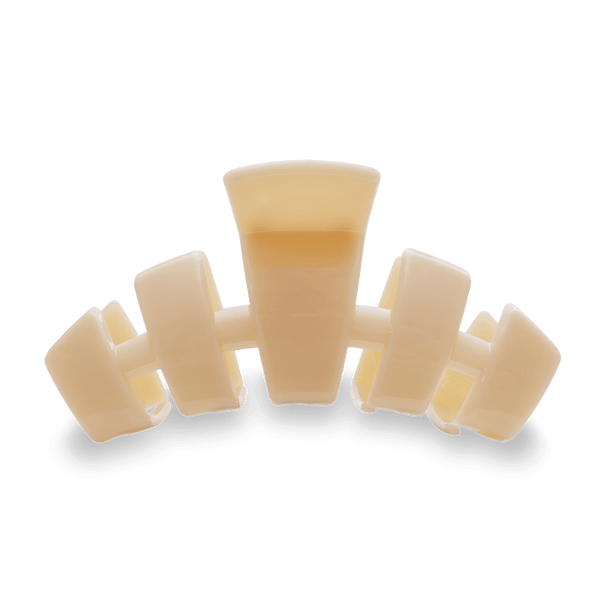teleties classic clip, large | almond beige