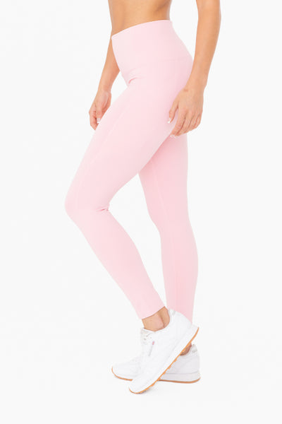 my last resort laser cut leggings | candy pink