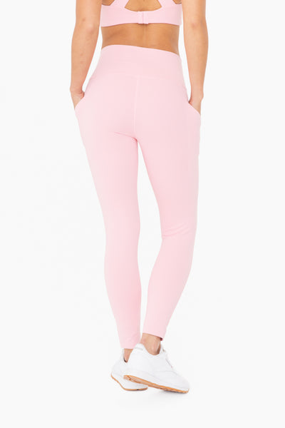 my last resort laser cut leggings | candy pink