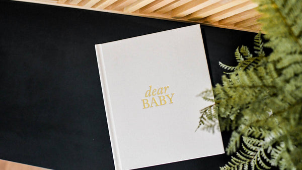 Dear Baby: Pregnancy Prayer Journal + Memory Book for Moms | Ivory