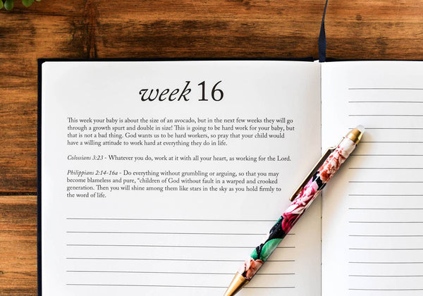 Dear Baby: Pregnancy Prayer Journal + Memory Book for Moms | Ivory