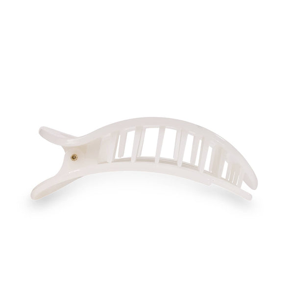 teleties flat clip, small | coconut white