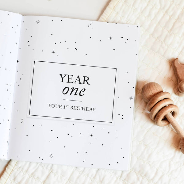 Childhood Memory Book for New Mom | Blue