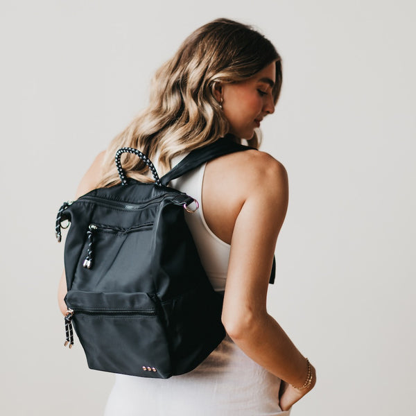 ryanne roped backpack | black