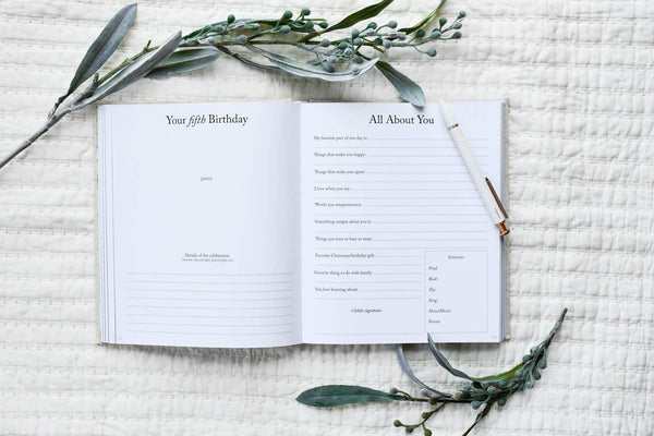 Dear Son Childhood Keepsake Book | Blue