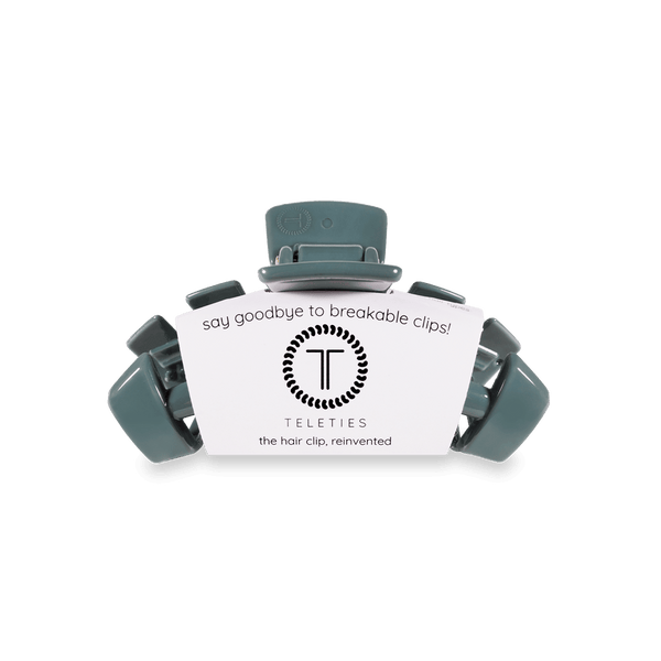 teleties classic clip, tiny | storm blue