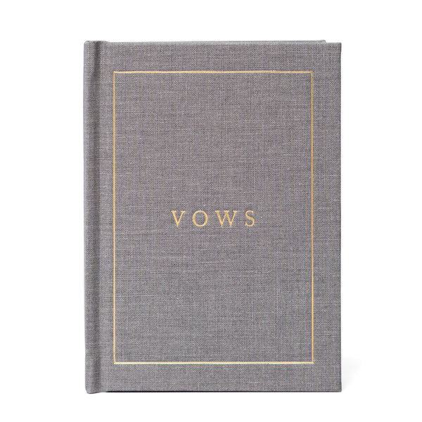 Wedding Vow Keepsake Books | Gray