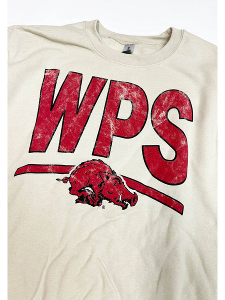 WPS hog sweatshirt | sandstone