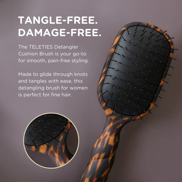 teleties detangler hair brush | fine hair