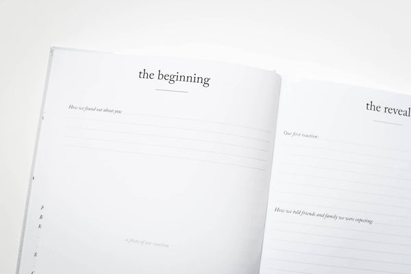 Baby's First Year Memory Book | Cream