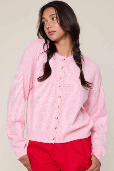 ever so classic striped cardigan | punch