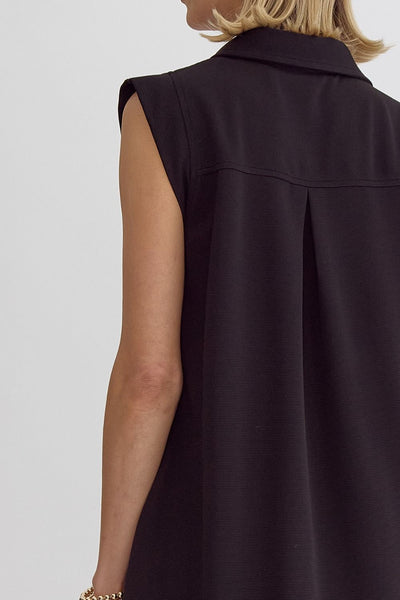 living in the now mini dress | black
