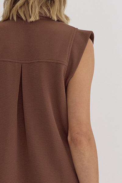 living in the now mini dress | espresso