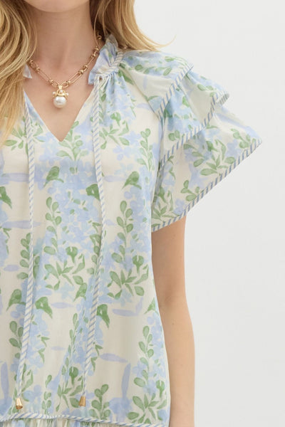 flirt for fun floral dress | blue