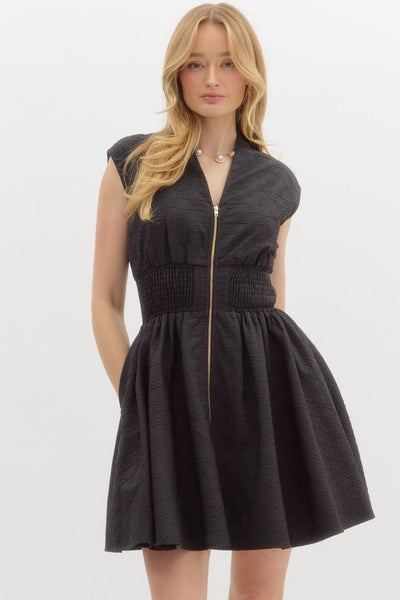 one day at a time dress | black