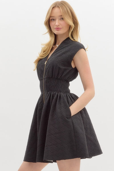 one day at a time dress | black